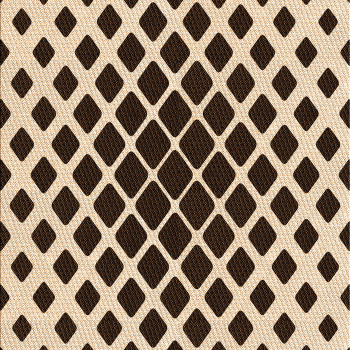 Patterned Deep Peach Orange Rug, pat140org