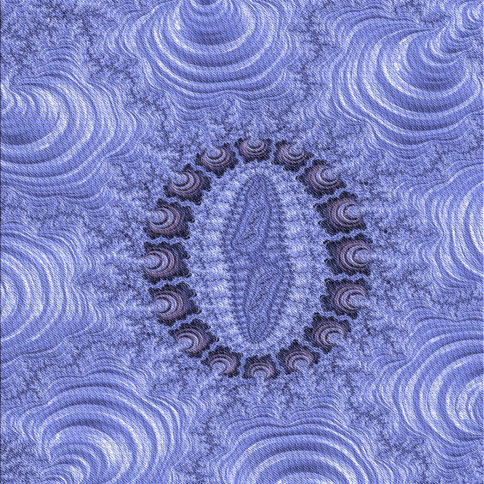 Machine Washable Transitional Denim Blue Rug, wshpat1400blu