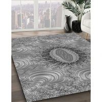 Patterned Ash Gray Rug, pat1400gry