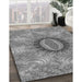 Machine Washable Transitional Ash Gray Rug in a Family Room, wshpat1400gry