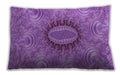 Patterned Rectangular Purple Lumbar Throw Pillow, 13 inch by 19 inch, lbpat1400pur
