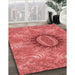 Machine Washable Transitional Red Rug in a Family Room, wshpat1400rd