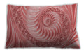 Patterned Rectangular Pastel Pink Lumbar Throw Pillow, 13 inch by 19 inch, lbpat1401rd