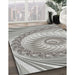 Machine Washable Transitional Grey Gray Rug in a Family Room, wshpat1401