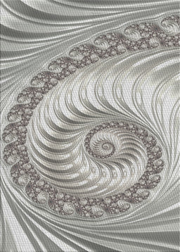 Patterned Gray Novelty Rug, pat1401