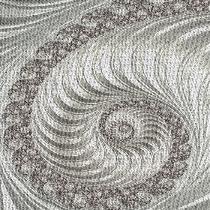 Patterned Gray Novelty Rug, pat1401