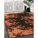 Machine Washable Transitional Red Rug in a Family Room, wshpat1402org