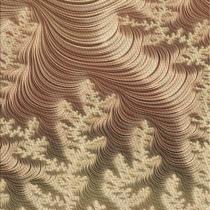 Patterned Saddle Brown Rug, pat1403brn