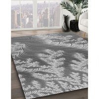 Patterned Carbon Gray Rug, pat1403gry