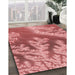 Machine Washable Transitional Light Coral Pink Rug in a Family Room, wshpat1403rd