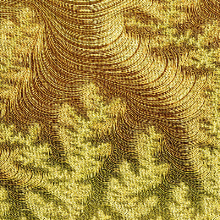 Patterned Golden Brown Yellow Rug, pat1403yw