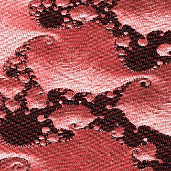 Machine Washable Transitional Red Rug, wshpat1404rd