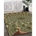 Patterned Bakers Brown Rug in Family Room, pat1405brn