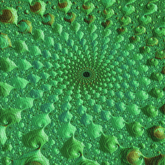 Patterned Green Rug, pat1405grn