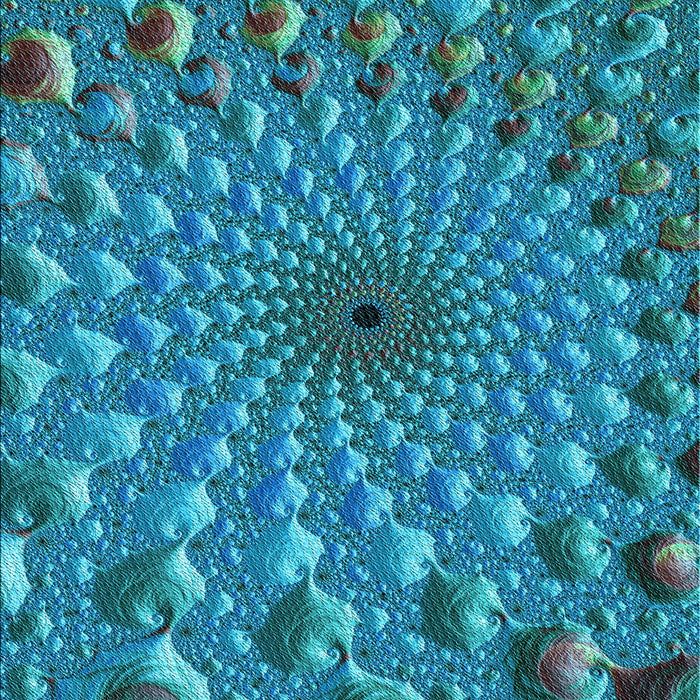 Patterned Teal Green Rug, pat1405lblu