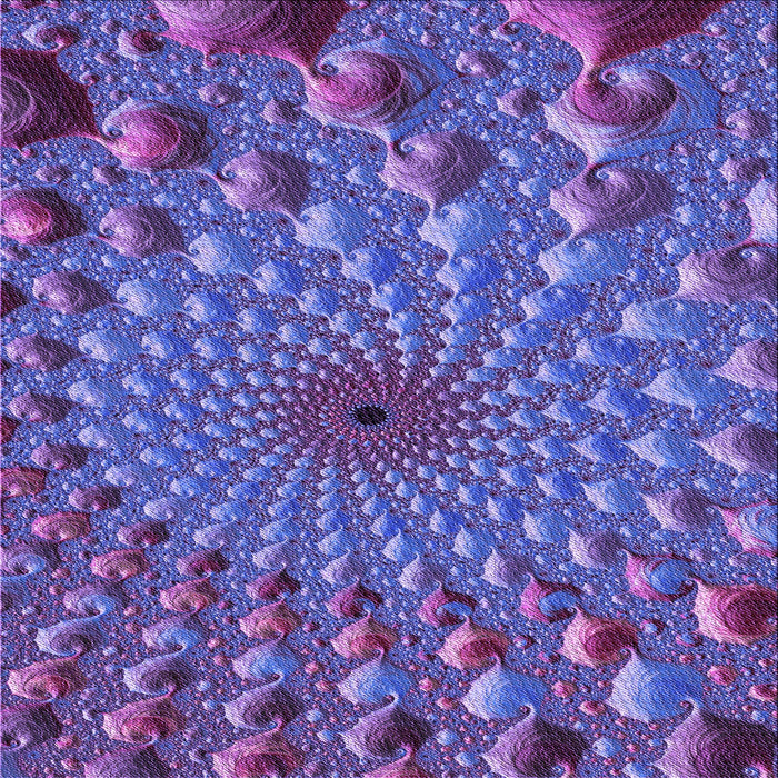 Round Patterned Amethyst Purple Rug, pat1405pur