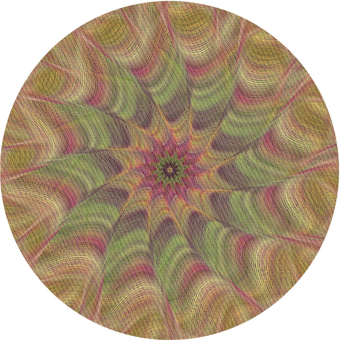 Square Patterned Sienna Brown Rug, pat1406brn