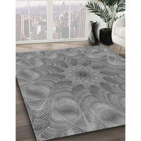 Patterned Gray Rug, pat1406gry