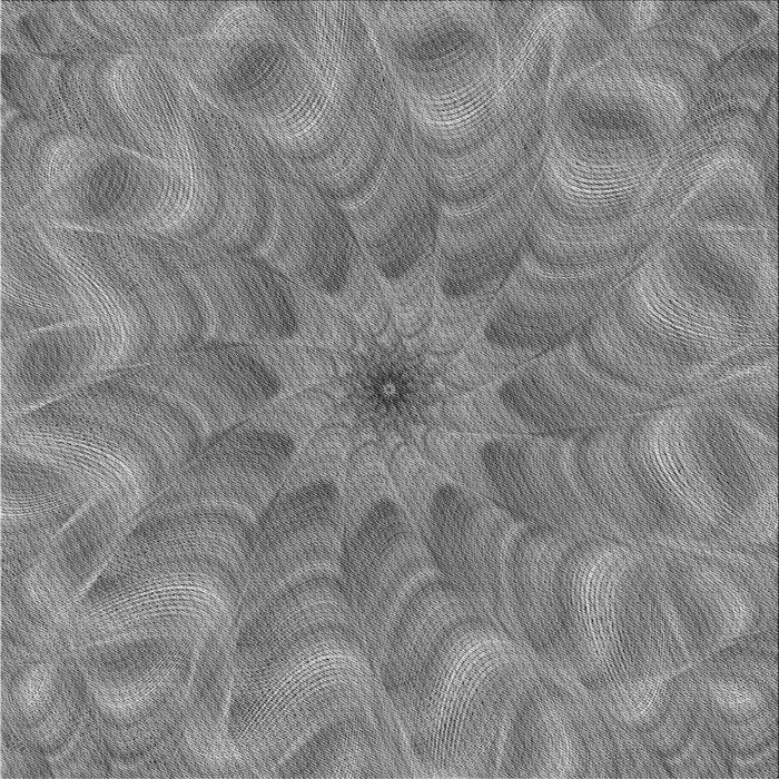 Round Patterned Gray Rug, pat1406gry