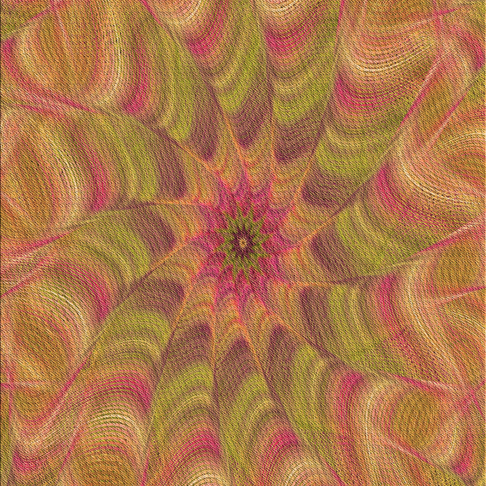 Patterned Red Rug, pat1406org