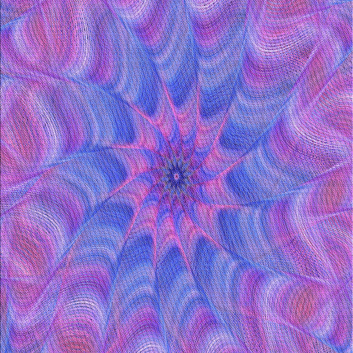 Patterned Purple Mimosa Purple Rug, pat1406pur