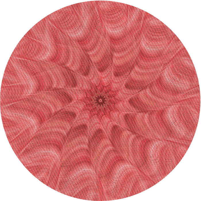 Square Patterned Red Rug, pat1406rd