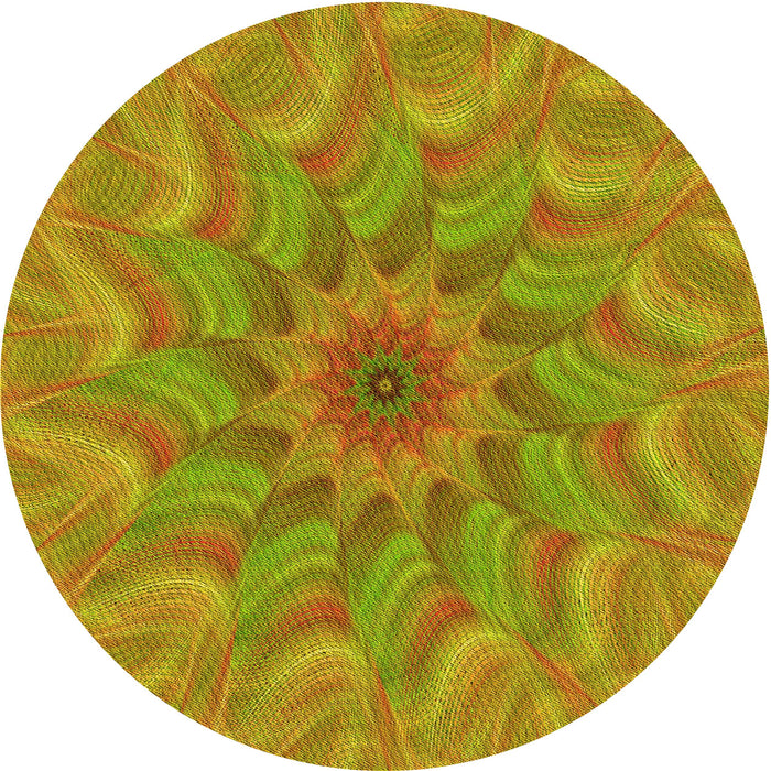 Square Patterned Brown Rug, pat1406yw