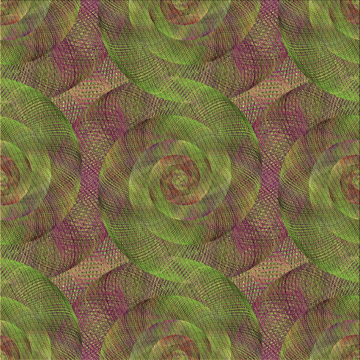 Round Machine Washable Transitional Dark Yellow Green Rug, wshpat1407brn