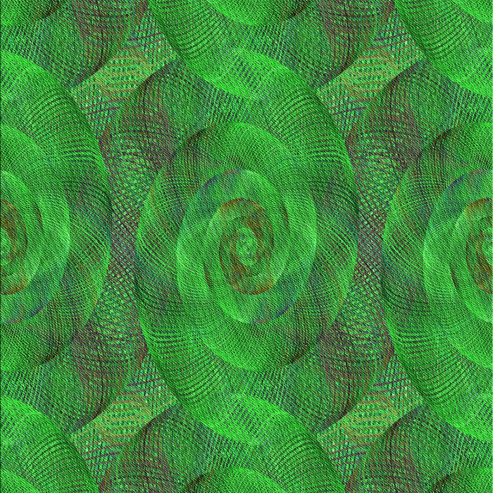 Patterned Lime Green Rug, pat1407grn