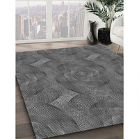 Patterned Gray Rug, pat1407gry