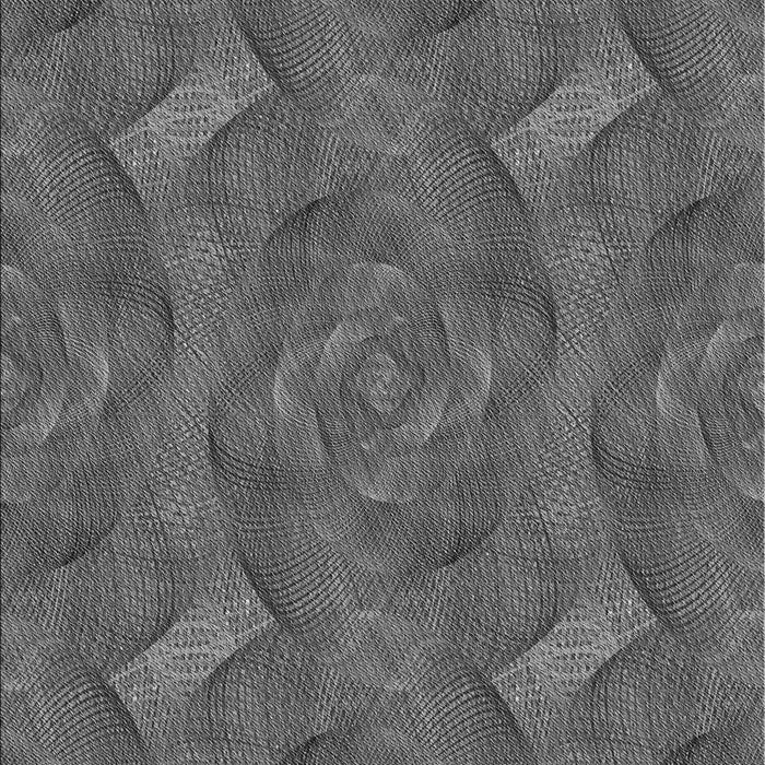 Machine Washable Transitional Gray Rug, wshpat1407gry