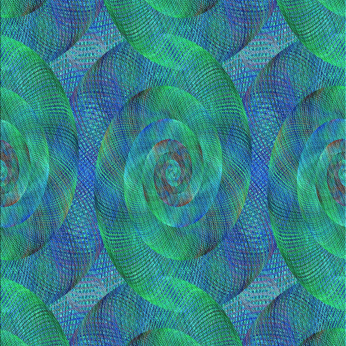 Machine Washable Transitional Dark Turquoise Green Rug, wshpat1407lblu