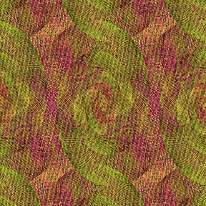 Patterned Dark Golden Brown Rug, pat1407org