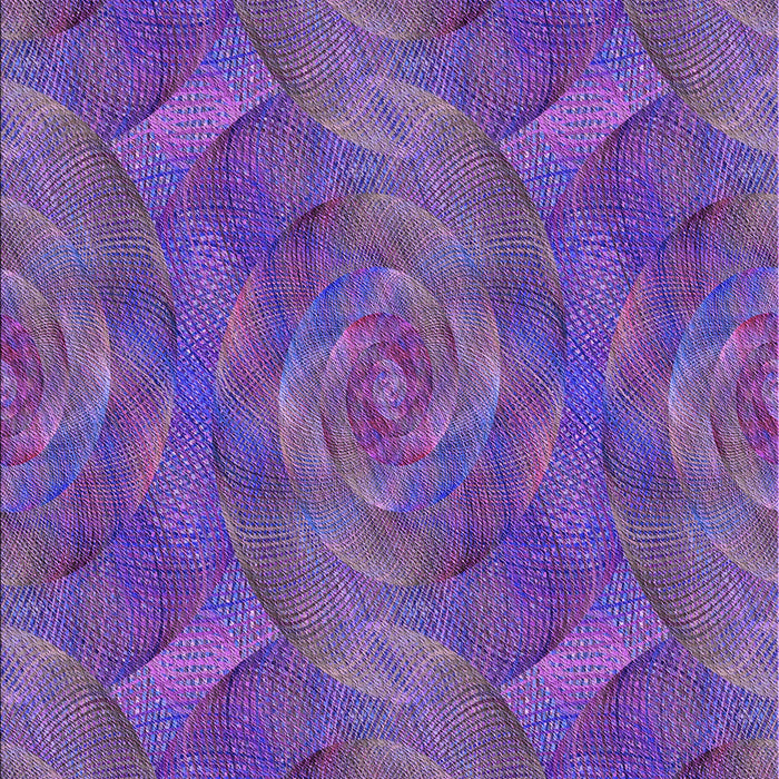 Patterned Lilac Purple Rug, pat1407pur