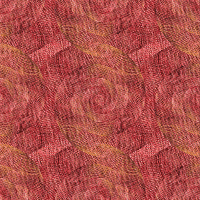 Round Machine Washable Transitional Red Rug, wshpat1407rd