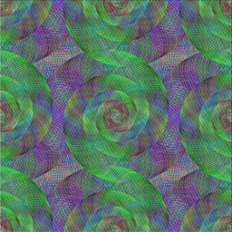 Square Patterned Green Modern Rug, pat1407