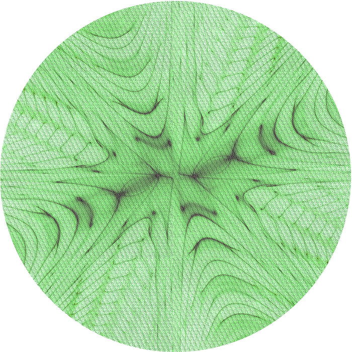 Square Patterned Jade Green Rug, pat1408grn