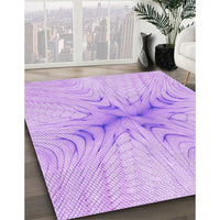 Patterned Purple Rug, pat1408pur