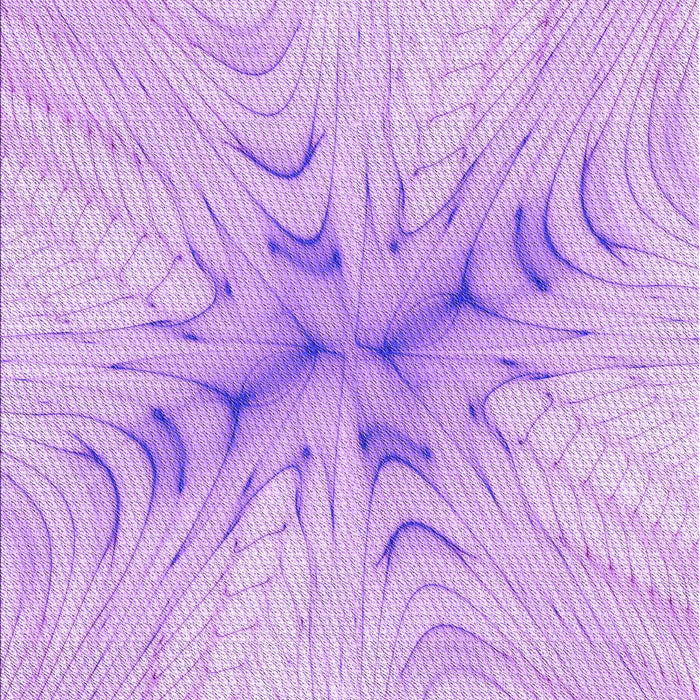 Machine Washable Transitional Purple Rug, wshpat1408pur