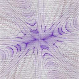 Square Patterned Lavender Purple Novelty Rug, pat1408