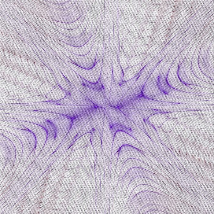 Square Patterned Lavender Purple Novelty Rug, pat1408