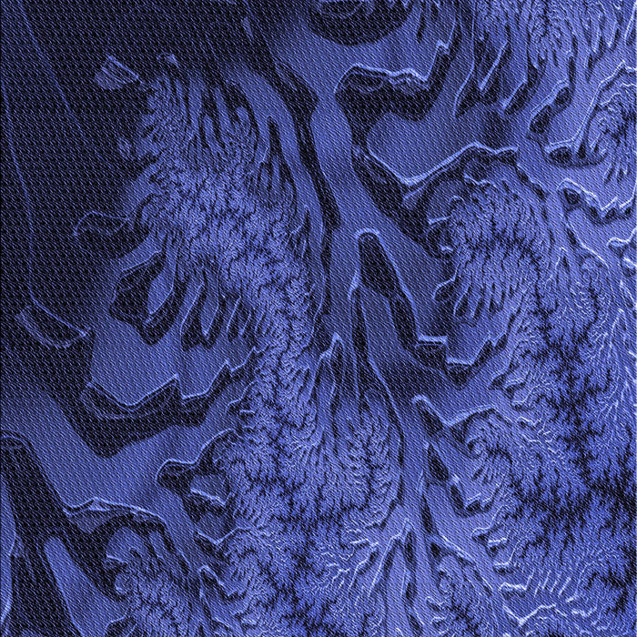 Patterned Royal Blue Rug, pat1409blu