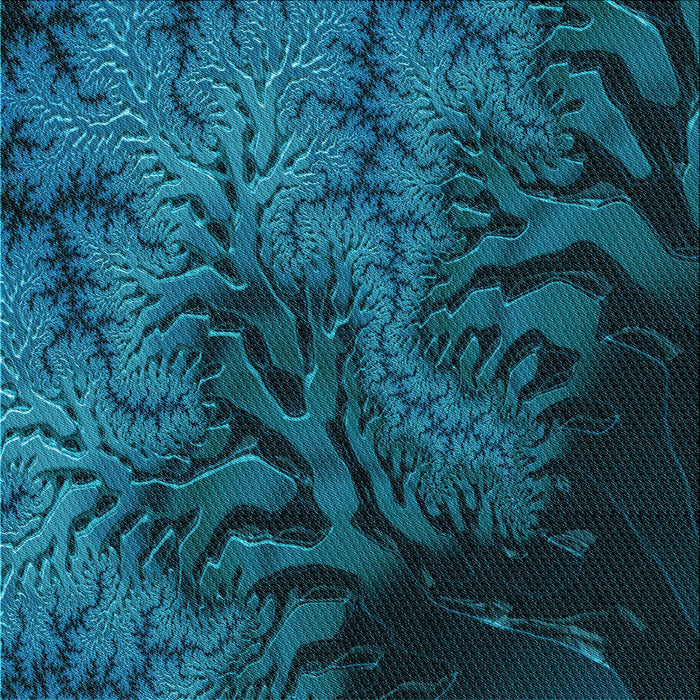 Round Machine Washable Transitional Dark Turquoise Green Rug, wshpat1409lblu