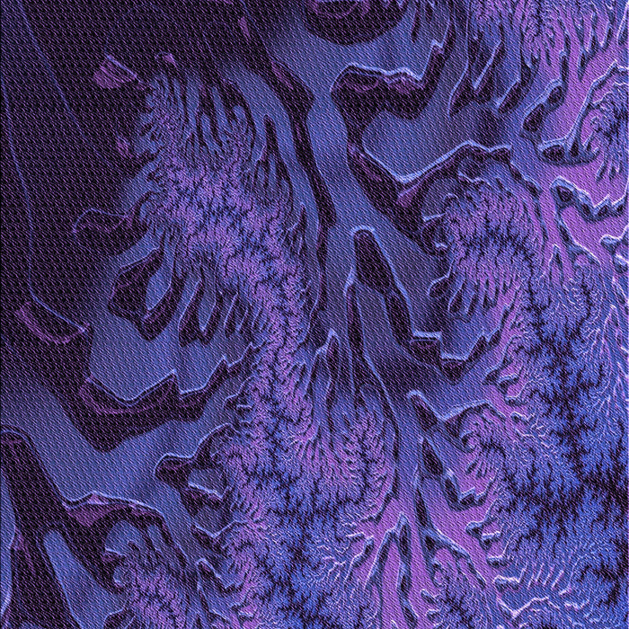 Machine Washable Transitional Purple Rug, wshpat1409pur