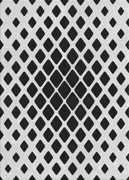 Patterned Platinum Gray Novelty Rug, pat140