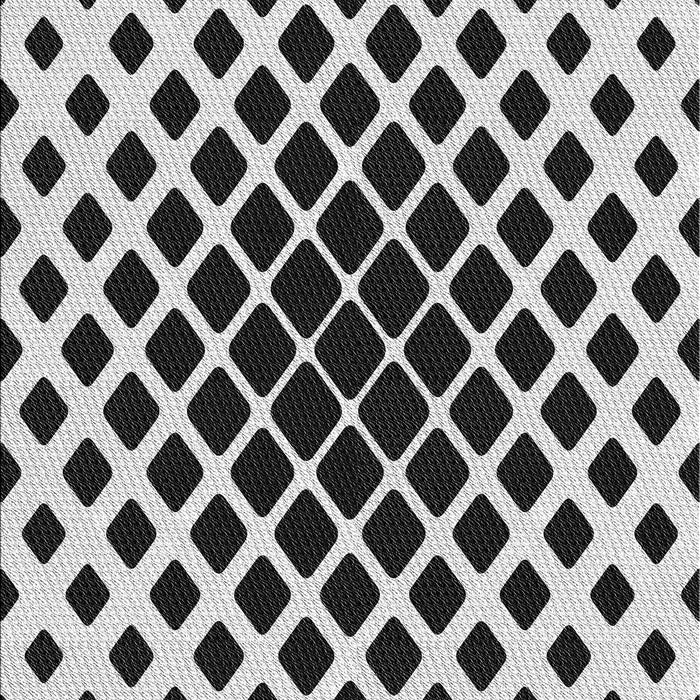 Patterned Platinum Gray Novelty Rug, pat140