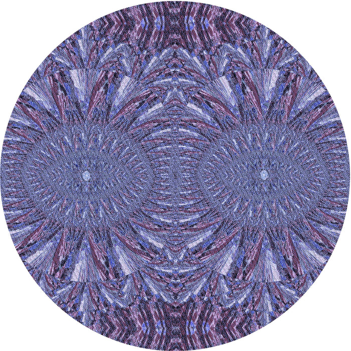 Square Patterned Purple Rug, pat141blu