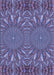 Machine Washable Transitional Purple Rug, wshpat141blu