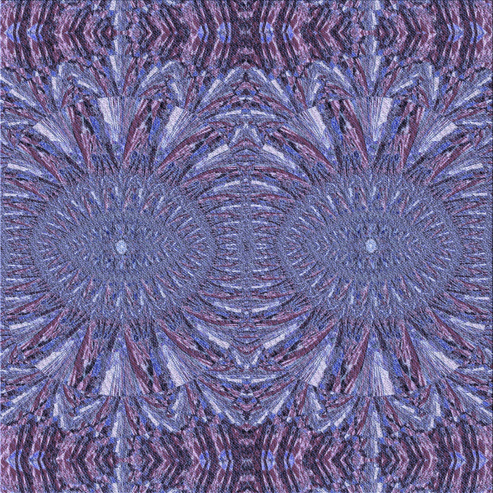 Round Machine Washable Transitional Purple Rug, wshpat141blu