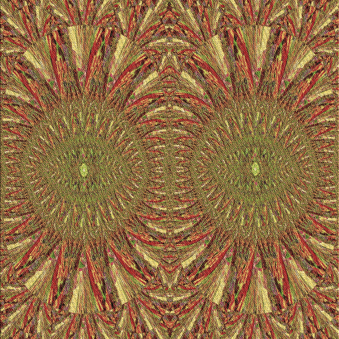 Patterned Caramel Brown Rug, pat141brn